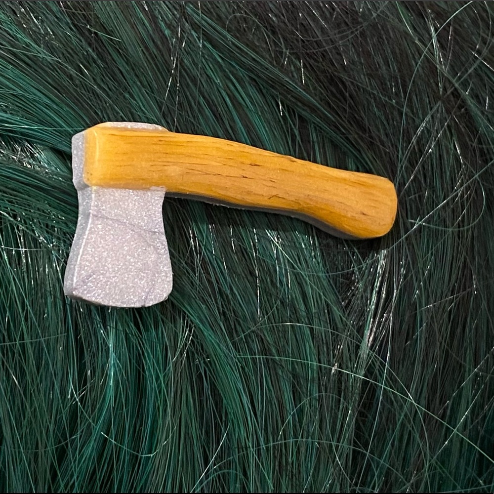 Hatchet, cleaver, axe, spooky, creepy hair clip, barrette, accessory!